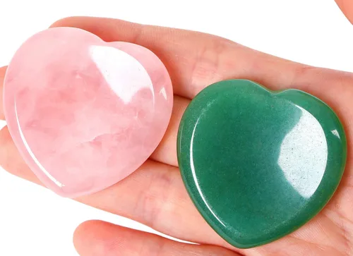 Vista 21 de QINJIEJIE Piedra de preocupación para el pulgar para la ansiedad, cristales de chakras, piedras curativas para la preocupación de los chakras