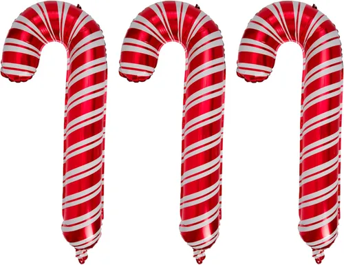 Vista 9 de Slant Collections - Kit de arco de guirnalda de globos con temática de bastón de caramelo, arco de 16 pies, más de 60 piezas