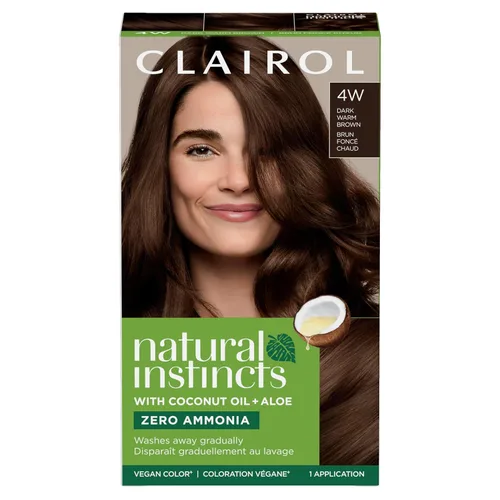 Vista 60 de Clairol Natural Instincts - Tinte semipermanente para el cabello, color negro 2, paquete de 1 unidad