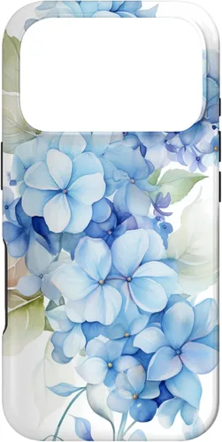 Vista 29 de Funda para iPhone 11 con patrón de acuarela de hortensias