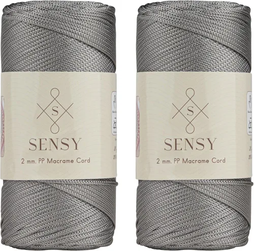 Vista 69 de Sensy Premium 2mm 229.5 metros de cuerda de poliéster 100% cordón de polipropileno Cordón de macramé 2mm Cordón para bolso de crochet Hilo