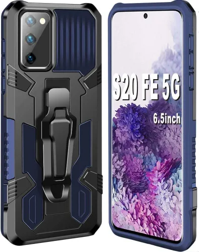 Vista 10 de Funda para Samsung Galaxy S20 FE 5G/4G, S20 Lite/S20 FE 5G 2020, color negro