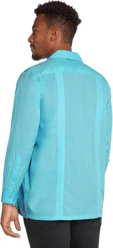 Vista 4 de 9 Crowns Essentials Guayabera - Camisa con botones para hombre