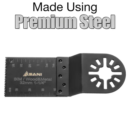 Vista 6 de Asani Juego de 24 hojas de sierra oscilantes multiherramienta y accesorios, kit de accesorios multiherramienta, accesorios para Makita, Milwaukee