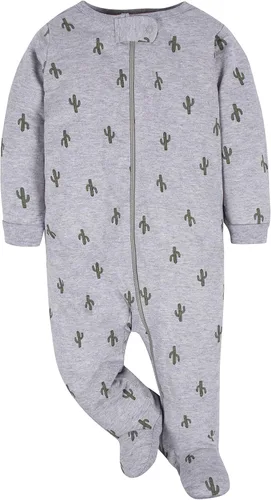 Vista 5 de Gerber unisex-baby 4 Pack Sleep 'N Play Footie