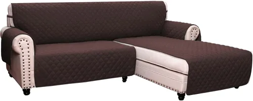 Vista 37 de MIFXIN Funda reversible para sofá, impermeable, antideslizante, lavable, con correa elástica, protector de muebles para mascotas, perros y niños