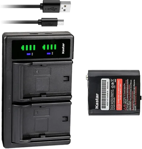Vista 8 de Kastar LTD2 USB Battery Charger Compatible with Motorola AP-4002, AP-4002H, FRS-009, HKTN4003, KEBT-071F KEBT-071-F, KEBT-650, NNTN4384, NNTN4385