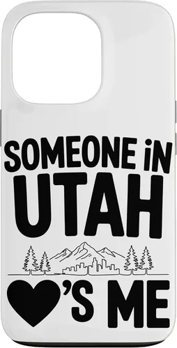 Vista 10 de Someone in Utah Loves Me Long Distance Family Case for iPhone 16
