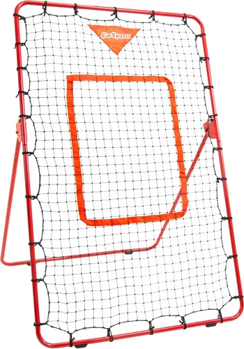 Vista 7 de GoSports Red de lanzamiento y rebote de béisbol y sóftbol - Red de lanzamiento trasero - Elija su