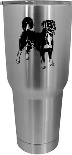 Vista 397 de Cairn Terrier - Vaso grabado con temática de perro, 30 onzas