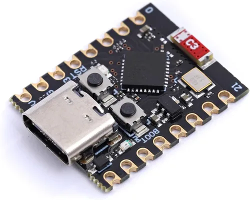 Vista 2 de Placa de desarrollo Teyleten Robot ESP32-C3 Placa de desarrollo ESP32 Supermini Placa de desarrollo ESP32 WiFi Bluetooth 3 piezas