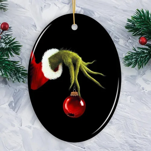 Vista 14 de All I Want for Christmas is You - Elegante adorno artístico musical de Navidad, decoración clásica para árbol