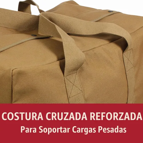 Vista 2 de Rothco Bolsa de Lona para Paracaídas Cargo – Bolsa de Viaje Duffle Extra Grande con Capacidad de 75L ACU Digital Camo