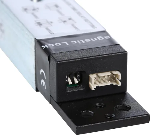 Vista 3 de UHPPOTE 2600lb Holding Force 12VDC Voltaje Eléctrico Esquileo Cerradura Magnética Montaje Oculto con Sensor Estático de Puerta Carcasa de aluminio
