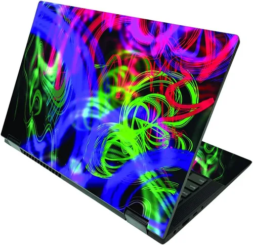 Vista 24 de MightySkins Skin compatible con Lenovo IdeaPad Flex 5 2 en 1 de 15 pulgadas (2021) - Humo brillante Funda protectora de vinilo duradera y única