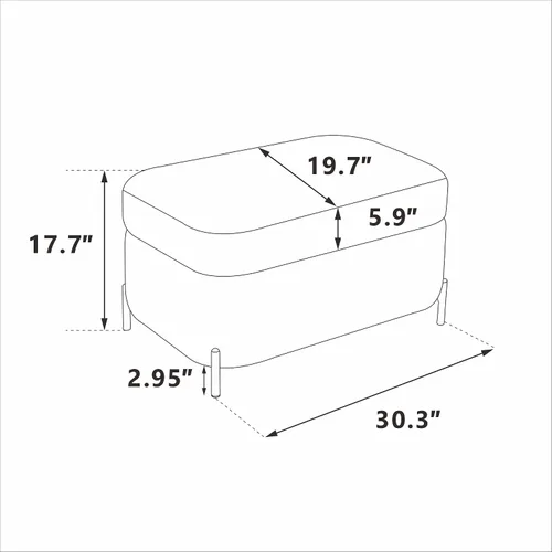 Vista 2 de Otomana redonda con patas de metal negro, reposapiés de 22.05 pulgadas de ancho, reposapiés tapizado para sala de estar, dormitorio, entrada