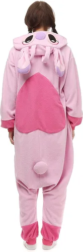 Vista 6 de NAITOKE Pijama de animal para adultos, disfraz de Halloween, cosplay