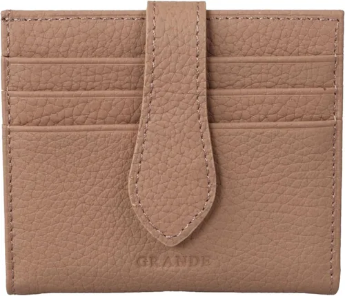 Vista 10 de Grande -3803 Cartera unisex, Azul (Iced Blue), Cartera delgada de cuero con cierre a presión pequeño
