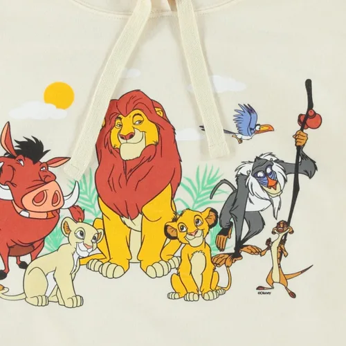Vista 5 de Disney Sudadera de moda para mujer, diseño clásico de Hakuna Matata, diseño de rey león Simba