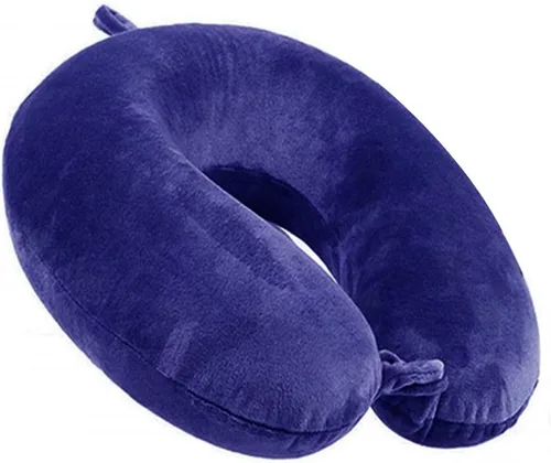 Vista 7 de GDEOUP Almohada de viaje - Almohada cervical de espuma viscoelástica, almohada de apoyo para el cuello, lujosa compacta y ligera de empaque rápido