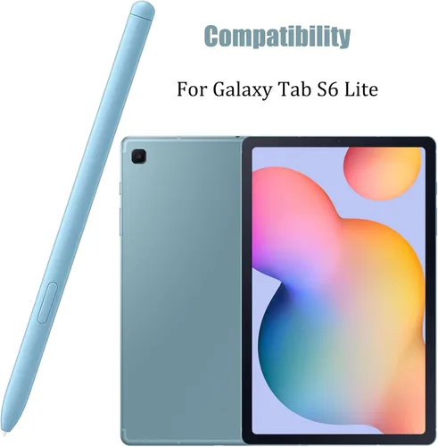Vista 2 de 2Pcs Tab S6 Lite S Pen Reemplazo para Samsung Galaxy Tab S6 Lite Pen (azul)