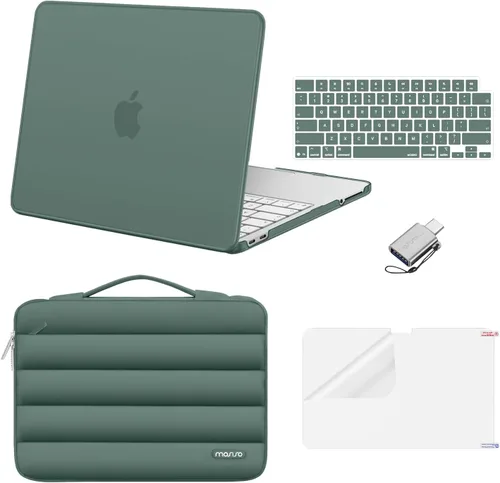 Vista 10 de MOSISO Compatible con MacBook Neo Case 13 pulgadas 2026 A3404 A18 Pro Chip Índigo
