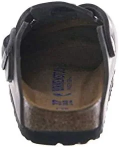 Vista 3 de Birkenstock Zuecos ''Boston'' de cuero en hierro 35.0 EU N, Iron