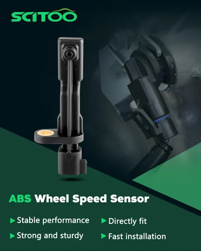 Vista 2 de SCITOO Sensor de velocidad de rueda ABS automotriz Sensor ABS trasero izquierdo derecho ajuste 2008 09 10 11 12 para Jeep Liberty, 2007-2018