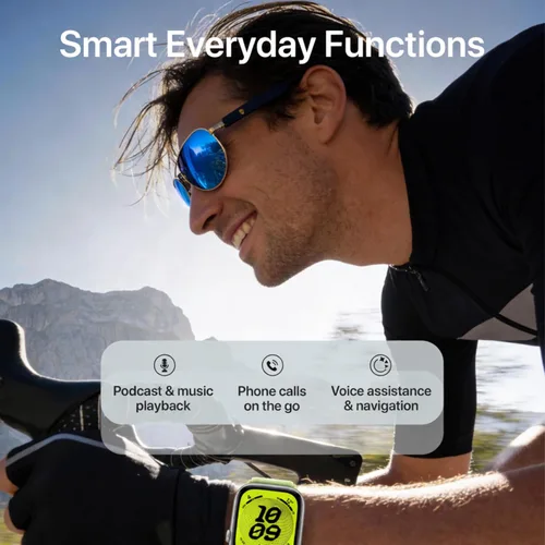 Vista 2 de ChatGPT - Lentes de sol polarizados con Bluetooth para hombre, con más de 170 idiomas, 99% de precisión, ligeros con protección UVA/B/C UV400