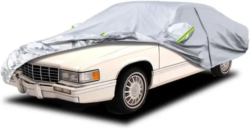 Vista 69 de KouKou Funda impermeable para automóvil SUV adecuada para BMW X1 de 2009 a 2025, 7 capas a prueba de viento para todo tipo de clima, cubierta