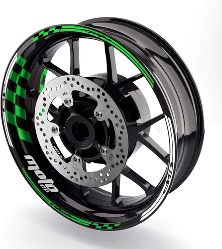 Vista 15 de MC MOTOPARTS Adhesivos para llanta de rueda 17 pulgadas Cinta adhesiva AA01 Compatible con GSX1300R GSXR1000 GSXR600 (Azul Aqua)
