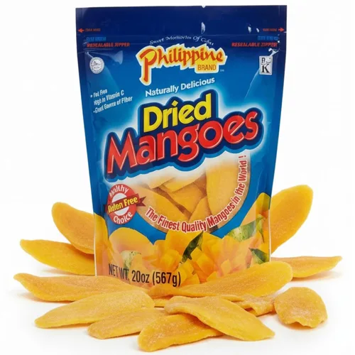 Vista 8 de Philippine Brand Mangos secos, 3.53oz (paquete de 2)