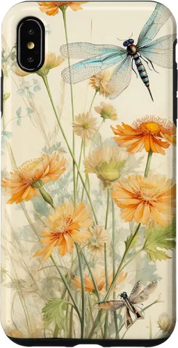 Vista 11 de Cute Vintage Illustration Daisy Flowers Dandelion Dragonfly Case for iPhone 17