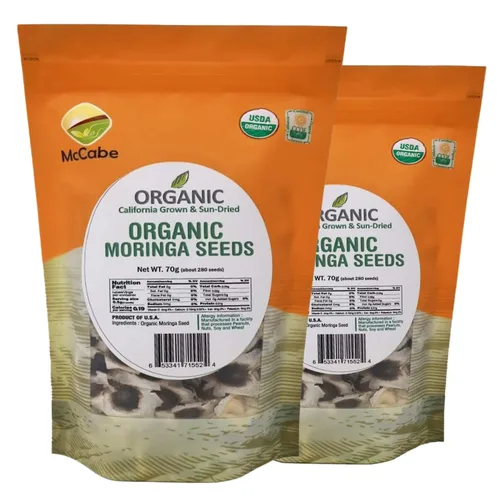 Vista 6 de McCabe Té orgánico de melón amargo - Hojas de melón amargo orgánico Rico en fibra y minerales Certificado USDA y CCOF Producto de Estados