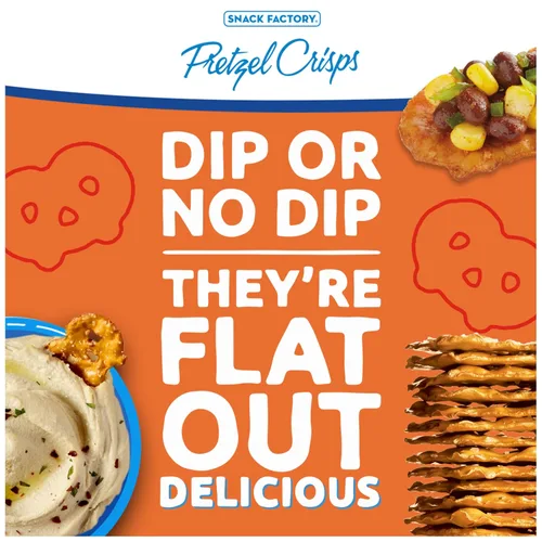 Vista 5 de Snack Factory Pretzel Crisps - Sabor original
