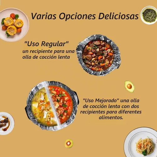 Vista 5 de 16 bolsas de revestimiento de olla de cocción lenta, bolsas de cocina desechables multiusos, tamaño grande para 3 cuartos de galón a 8 cuartos