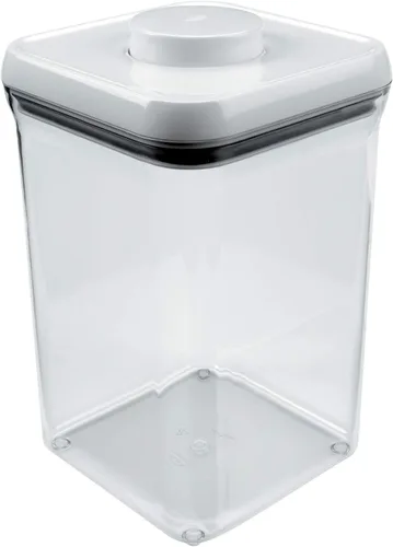 Vista 7 de OXO Good Grips POP - Recipiente hermético de almacenamiento de alimentos, Spices & Herbs (0.3 Qt), Blanco