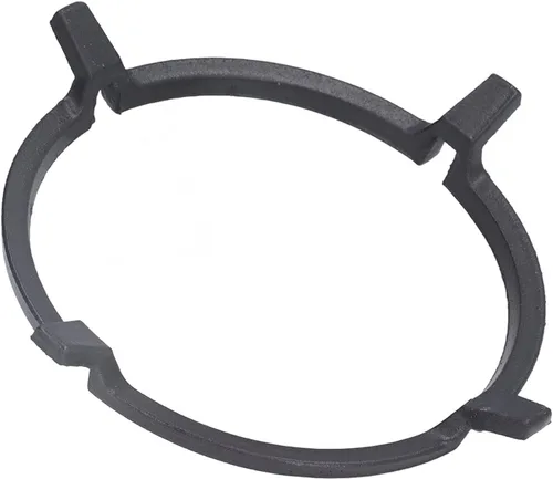 Vista 9 de Estante para estufa, estante antideslizante para ollas de gas, soporte de hierro para rejilla de estufa, estante de cocina de gas, soporte universal