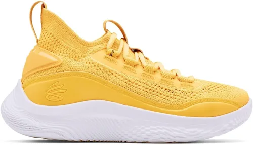 Vista 2 de Under Armour Curry 8 CNY GS Tenis de baloncesto 3024036, Estampado en negro