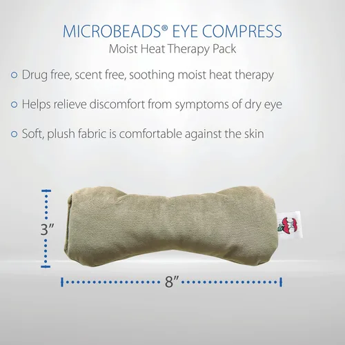 Vista 9 de Therapeutica Almohada de viaje, soporte firme – Petite & Core Products MicroBeads Dry Eye Compress Moist Heat Pack Bundle