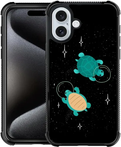 Vista 31 de CARLOCA Funda compatible con iPhone 15, increíble patrón de luz espacial nebulosa para niñas y niños, ultra protección, a prueba de golpes