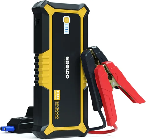 Vista 8 de GOOLOO - Arrancador de batería para automóvil GP3000 mejorado de 3000 A (hasta 9 L de gas o 7 L de motor diésel) 12 V, paquete de potencia portátil