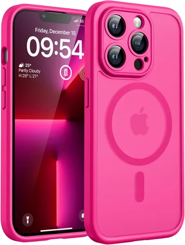 Vista 73 de TOCOL Funda para iPhone 11, compatible con Magsafe, protección completa de cámara, imanes integrados, protección contra caídas, funda translúcida