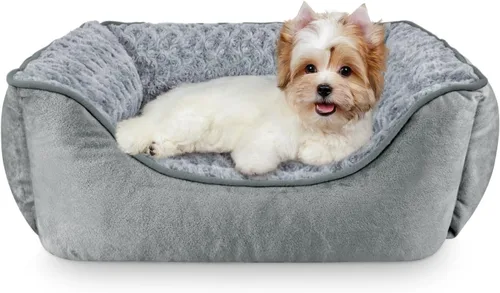Vista 7 de JOEJOY - Cama rectangular para perros grandes, medianos y pequeños - Cama de sofá ortopédica lavable, suave y transpirable para cachorros