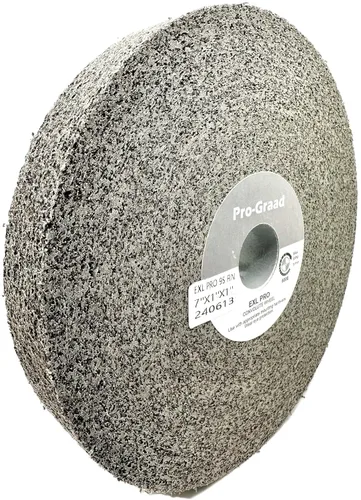 Vista 14 de EXL PRO Rueda de pulido de desbarbado convoluto – 6 x 1 pulgada x 1 pulgada 9S de carburo de silicio mediano – grado profesional – Rueda