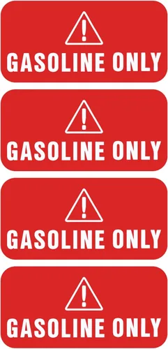 Vista 6 de Paquete de 4 calcomanías diésel para combustible diésel, calcomanías diésel para tanque de combustible, calcomanías resistentes a la intemperie