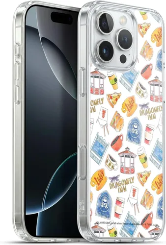Vista 37 de Head Case Designs Gilmore - Funda negra a prueba de golpes con diseño de dibujos animados para niñas con licencia