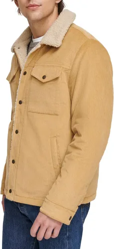 Vista 3 de Levi's Men's Corduroy Sherpa Lined Trucker Jacket (Regular & Big & Tall Sizes)