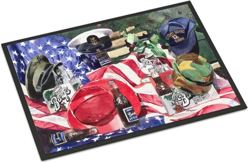 Vista 67 de Caroline's Treasures 1006MAT Pass Bait Shop - Felpudo de 18 x 27 pulgadas, para interiores y exteriores, para entrada, antideslizante, lavable