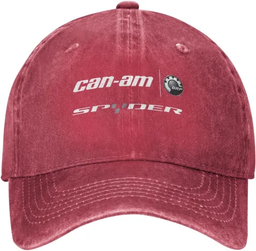 Vista 2 de Can-Am Spyder Sombrero ajustable divertido moda para hombres y mujeres, negro